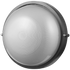 Ellies Illume Series - Large AC Round Bulkhead - Aluminium + Glass - E27 Base -BK