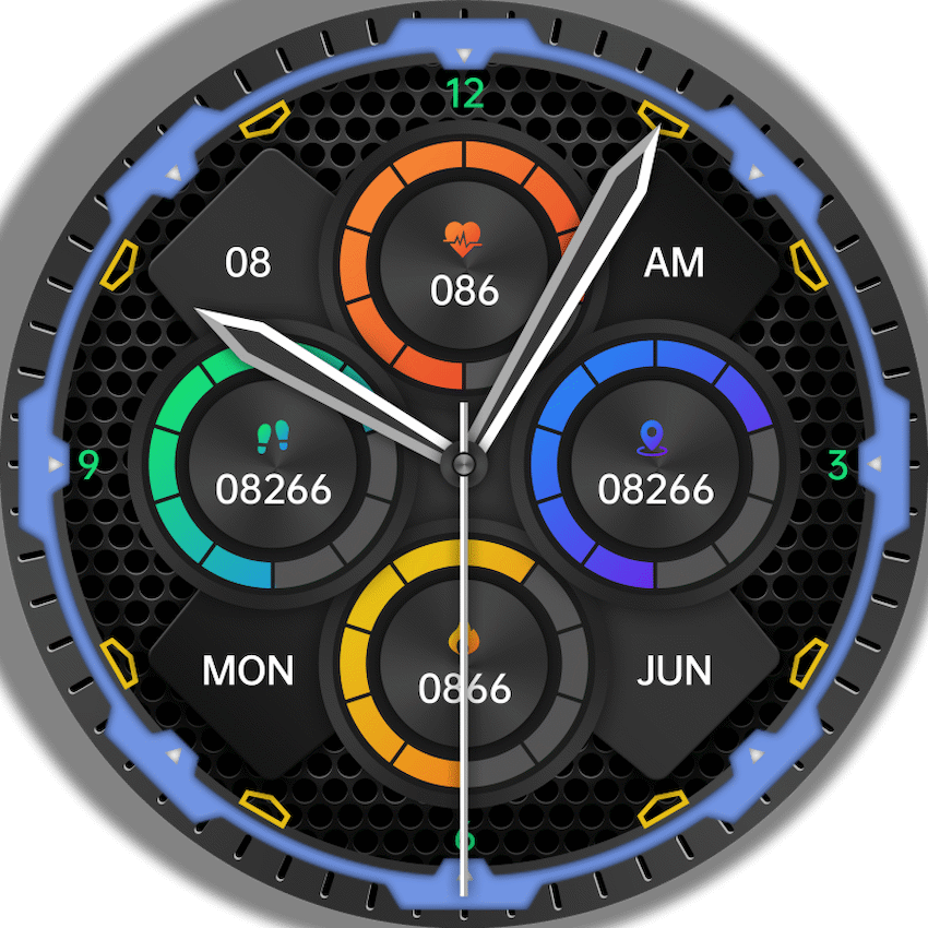 Volkano Power Series Smart Watch - Green