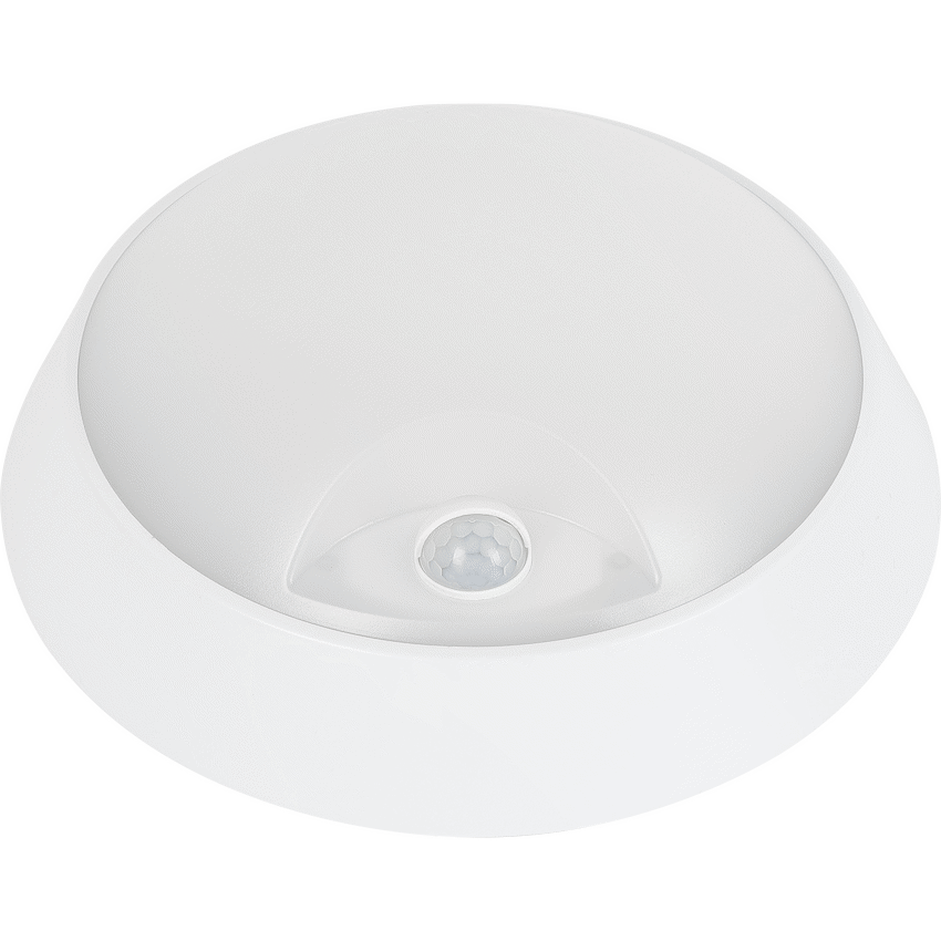 Ellies Spectra Series - AC 15W  Round LED Bulkhead with 3CCT and Sensor -WT