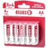 Ellies Ultra Series - Alkaline Batteries AA 8+4 Value Pack - WT