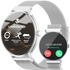 Volkano Ayla Collection Smartwatch with Extra Silicone Strap - Silver
