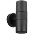Ellies Ash Series AC dual beam wall light - Nylon Carbon Fiber - GU10 Base- BK