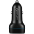 Amplify Volto Series Dual Car Charger 32W (Type-C + USB) - Black