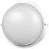 Ellies Illume Series - Large AC Round Bulkhead - Aluminium + Glass - E27 Base -WT
