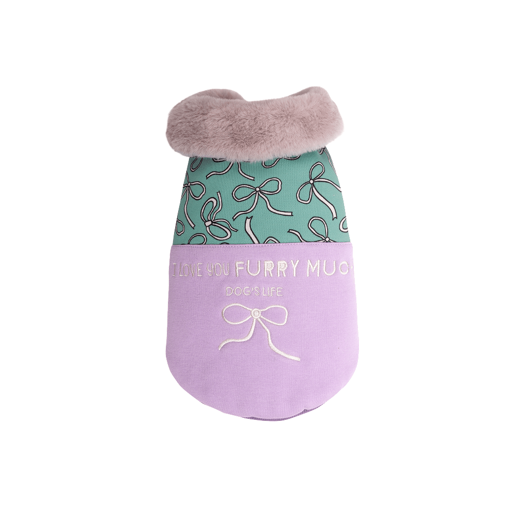 Dogs's Life I Love You Furry Much Cape Lilac XL