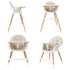 Babywombworld 2 in 1 Convertible Baby High Feeding Chair with Tray