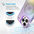 Speck Presidio Luxp MagSafe Case - Apple iPhone 16 Pro Max - Amazing Purple & Clear