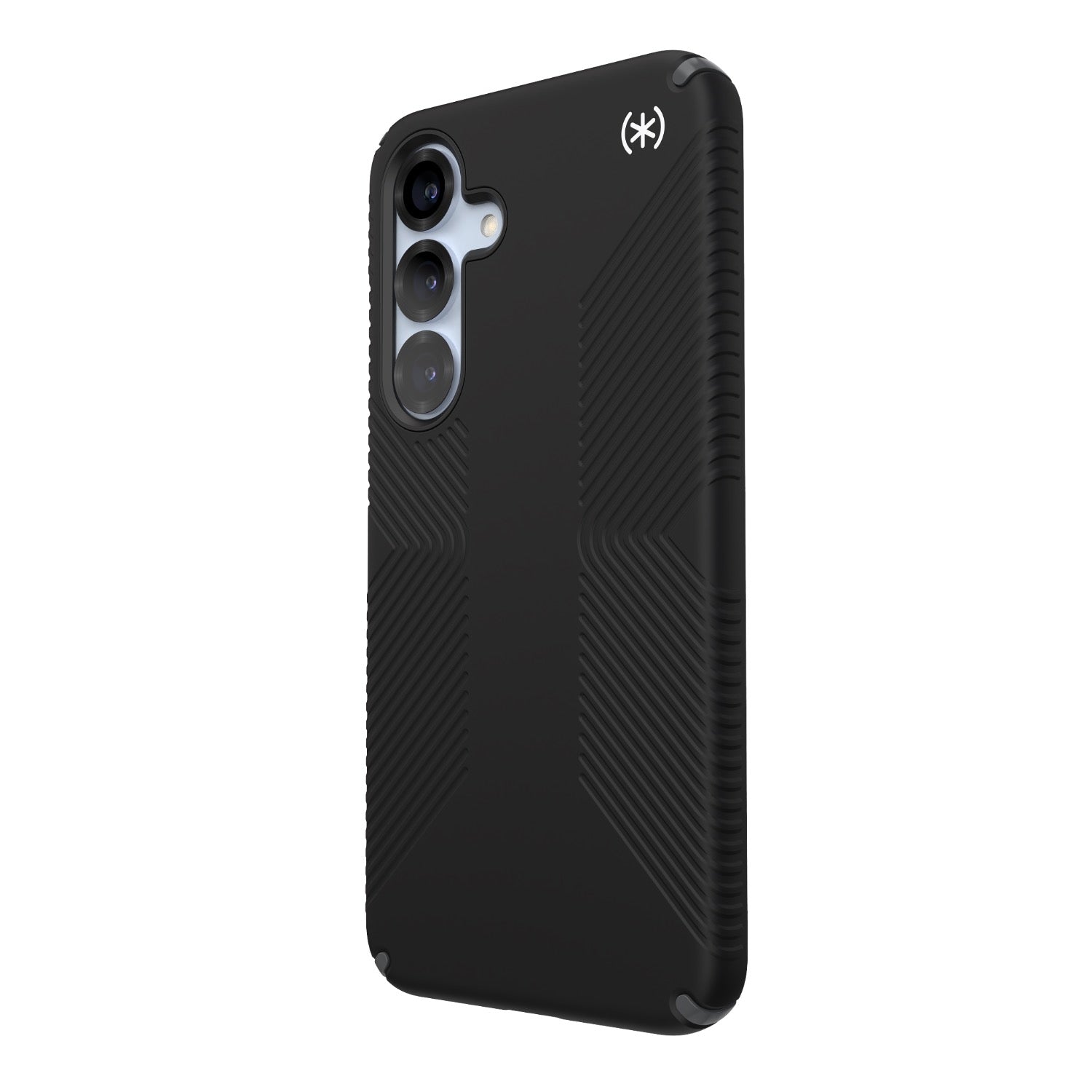 Speck Presidio2 Grip Case - Samsung Galaxy S25+ - Black & Slate Grey