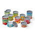 Melissa & Doug - Grocery Cans - 10 Stackable Cans with Removable Lids