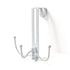 Over Door 3 Hook, Swivel, White