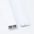 Glass Channel, Top & Bottom, Plastic, White, 2m