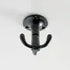 Hook, Swivel, Top Mount, Black