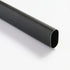 Oval Rail, Black, 3m