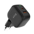 Snug 2 Port USB/Type C Wall Charger 35W - Black