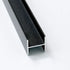H-Channel, Aluminium, Black, 16mm x 2.5m