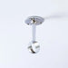 Rail Center Support, Round, Chrome Plated, 25mm