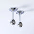 Towel Rail Bracket, Chrome Plated, 25mm, 2 Pieces