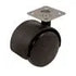 Twin Castor, with Square Plate, 50mm