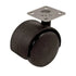 Twin Castor, with Square Plate, 50mm