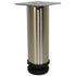 Round Leg, Adjustable, H155mm x 50mm, Stainless Steel