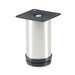 Round Leg, Eco, Adjustable, H100mm, Stainless Steel