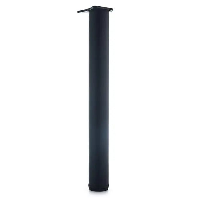 Office Leg, H710mm x 76mm, Matt Black