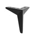 Trident Leg, H150mm x 130mm x 130mm, Black