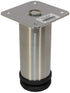 Round Leg, Adjustable, H120mm x 50mm, Stainless Steel