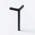 L Leg, H280mm x 120mm x 120mm, Black