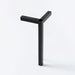 L Leg, H280mm x 120mm x 120mm, Black