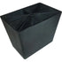 Square Foot, H100mm x 127mm x 85mm, Black Plastic