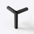 L Leg, H150mm x 120mm x 120mm, Black