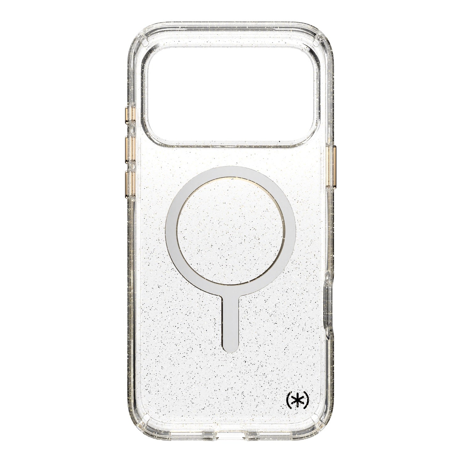 Speck Presidio Lux MagSafe Case - Apple iPhone 17 Pro Max - Gold Glitter
