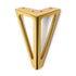 Tri Leg, H150mm x 82mm x 82mm, Gold