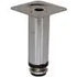 Round Tube Leg, Adjustable, H150mm x 30mm, Chrome Plated
