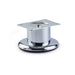 Round Leg on Base, H50mm x 50mm, Chrome Plated