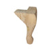 Queen Anne Leg, H210mm x 45mm x 45mm, Raw Pine