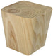 Bunfoot, Tapered, H100mm x 90mm, Raw Pine