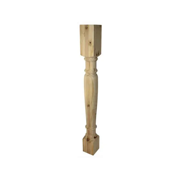 Classic Kitchen Leg, H880mm x 90mm, Raw Pine