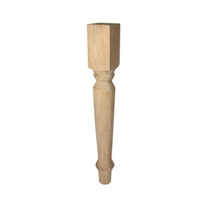 Table Leg, H750mm x 90mm x 90mm, Raw Pine