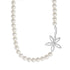 19"+2" Lacquered Mother of Pearl and CZ Daisy Necklace