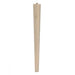 Cone Leg with M8 Bolt, H400mm x 45mm x 25mm, Raw Pine