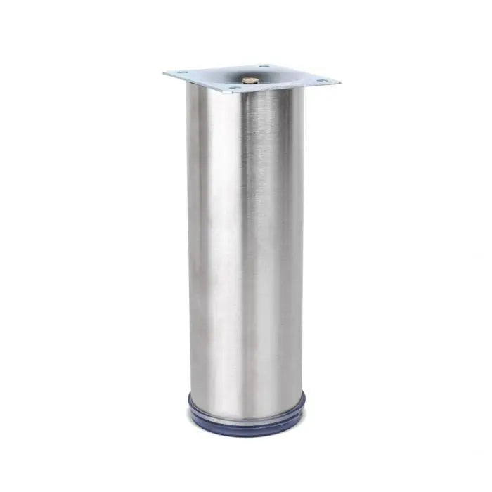 Straight Round Leg, Eco, H155mm x 50mm, Stainless Steel