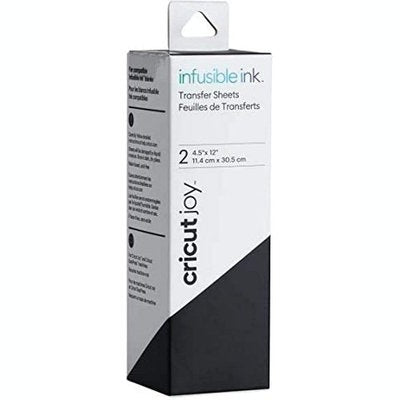 2011893 - Cricut Joy Infusible Ink Transfer Sheets 2-pack (Black) 11.5x30.5cm