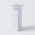 Square Leg, Aluminium, Adjustable, H150mm x 40mm, White