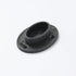 Closed Rail Holder, Black, Plastic, 1 Piece