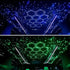 16W Remote Control Car Roof Fiber Optic Starry Light Kit - 300 Stars