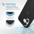 Speck Candyshell Grip MagSafe Case - Apple iPhone 16 - Black & Slate Grey