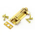 Barrel Bolt, Cranked, Brass, 63mm