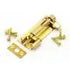 Barrel Bolt, Cranked, Brass, 63mm